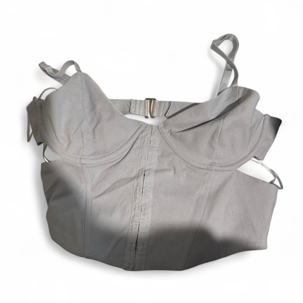Light Blue Corset Top